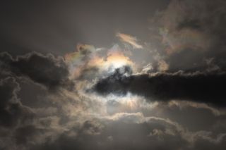 Clouds Obscure Solar Eclipse