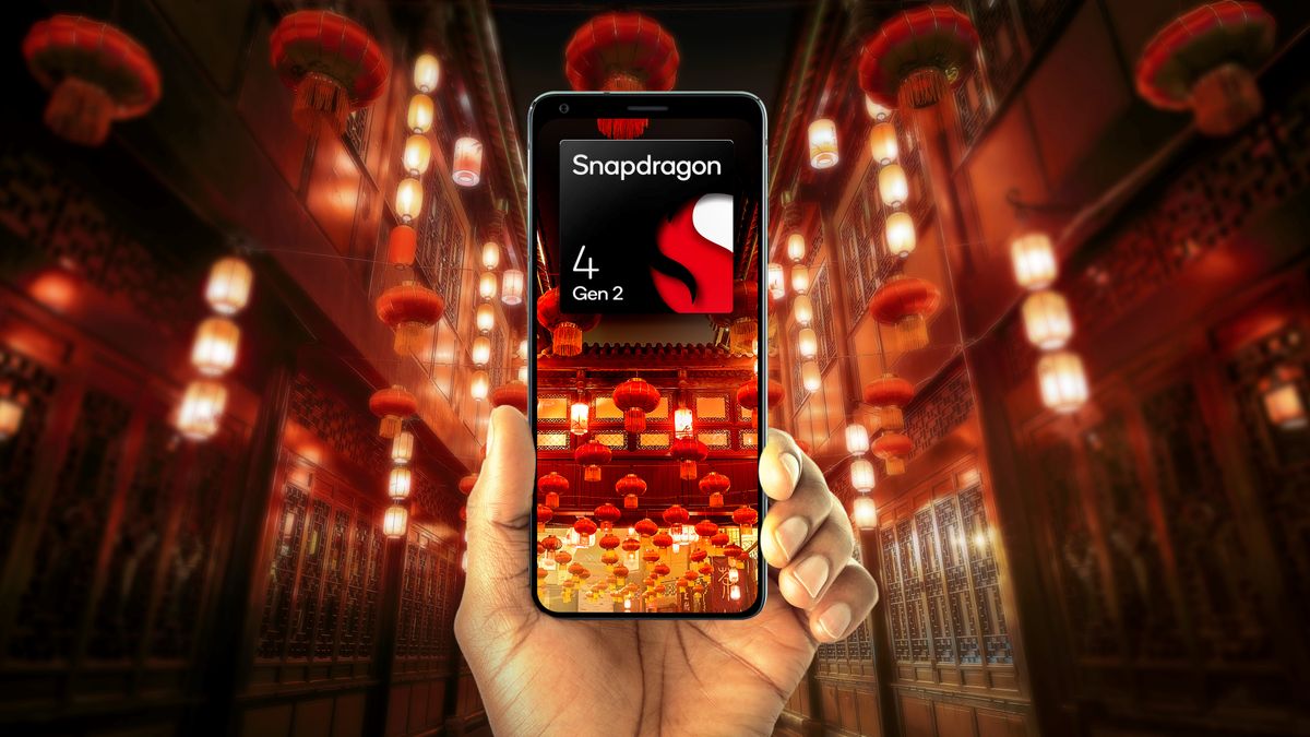 The Snapdragon 4 Gen 2 on a smartphone