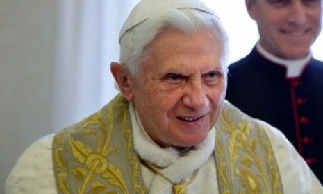 Pope Benedict.