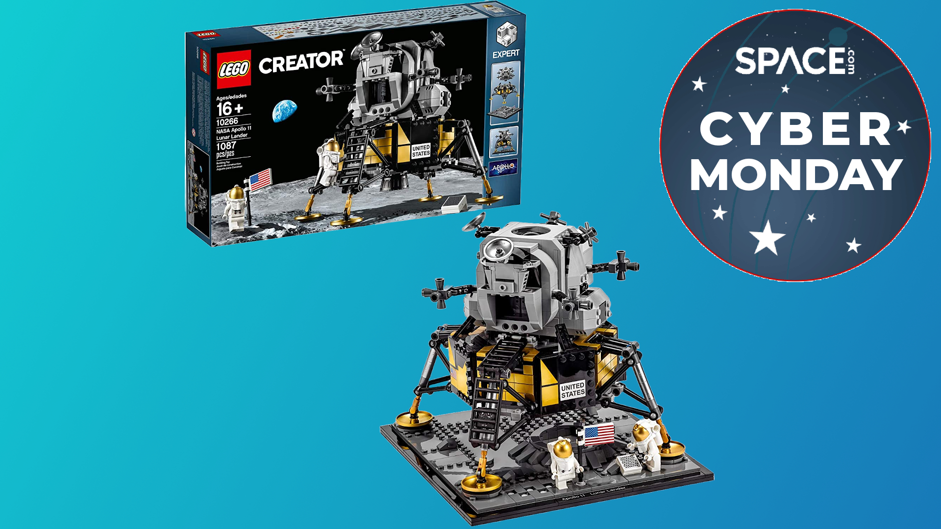 Charotar Globe Daily Lego Lunar lander Cyber Monday