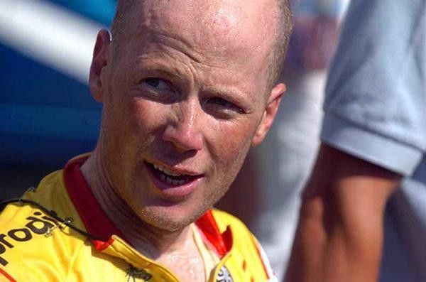 Chris Horner (Saunier Duval) after a hard day