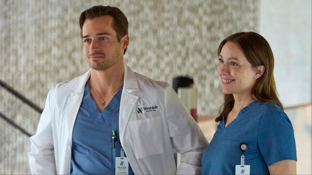 Jon Ecker as Jake and Molly Parker as Amy in Fox&#039;s Doc 1x06