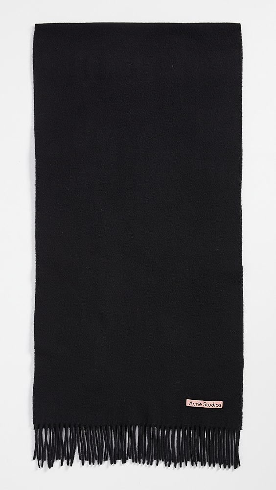 Acne Studios Oversized Fringe Wool Scarf