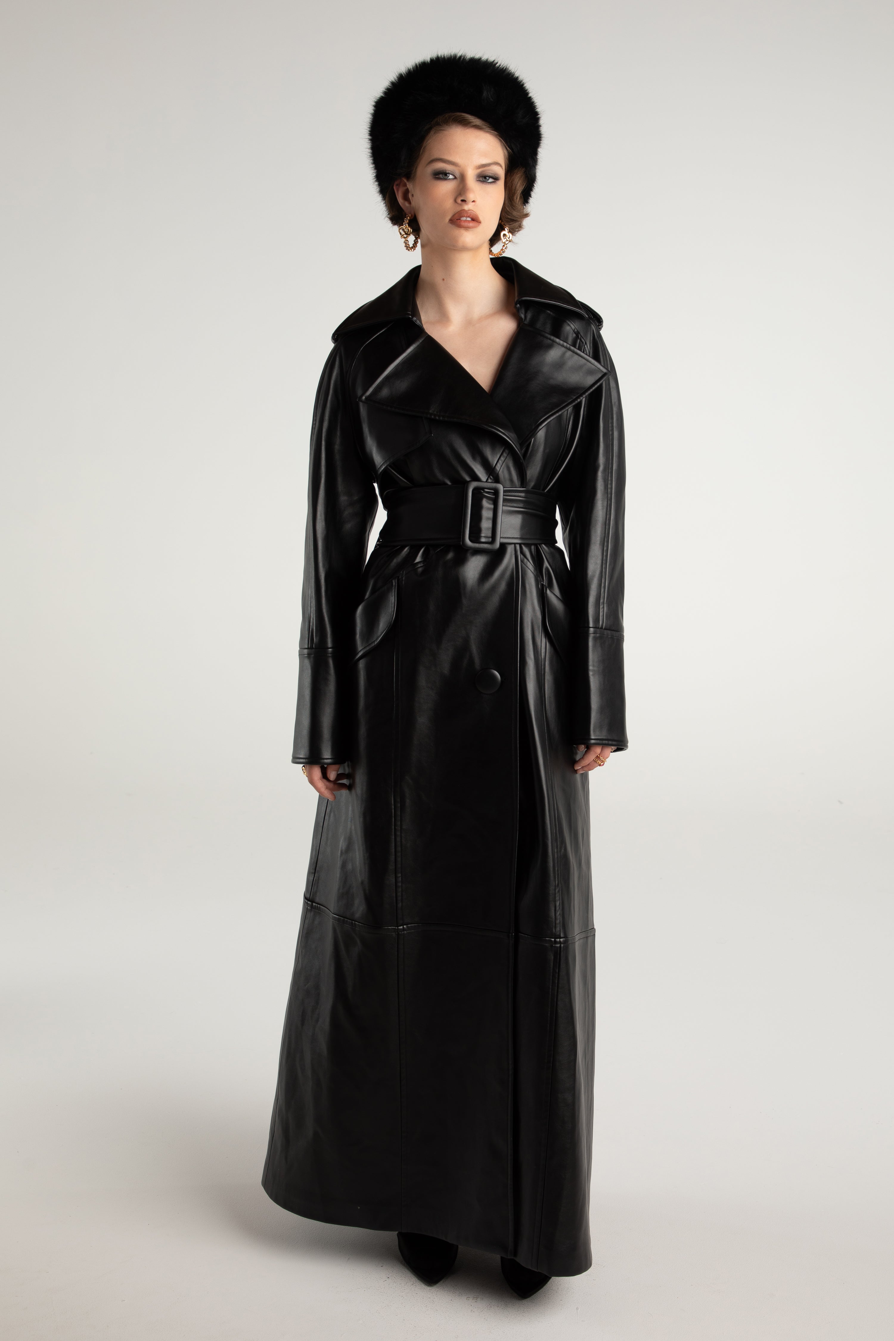 Cara Trench Coat (black) (final Sale)