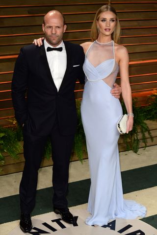 Rosie Huntington-Whiteley And Jason Statham At The Oscars After Parties