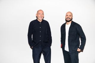 Portrait of Rem Koolhaas and Samir Bantal