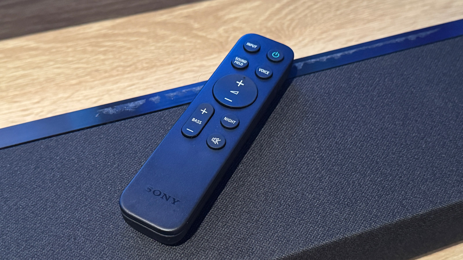 Picture of the remote control supplied with the Sony Bravia Theater Bar 8 soundbar