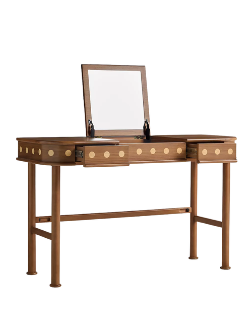 Helix Wood Makeup Vanity Desk