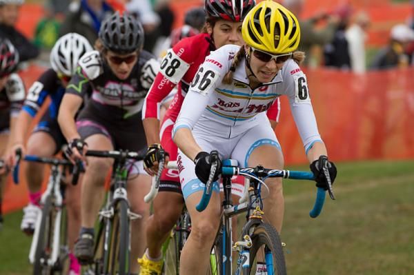 Mo Bruno Roy of Bob's Red Mill p/b Seven Cycles had a strong start off the line.