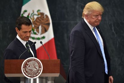 Enrique Pena Nieto cancels meeting with Donald Trump.