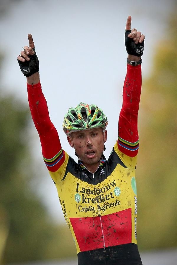 For the ninth time in his illustrious career, Sven Nys has won the Koppenbergcross.