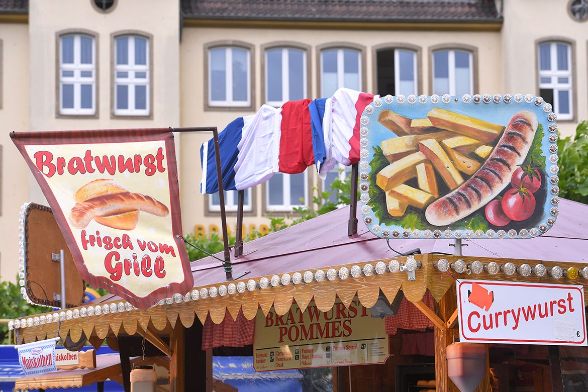 It's been a while since the French flag flew on German soil