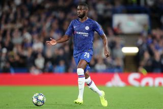 Fikayo Tomori in action for Chelsea against Valencia in the Champions League in September 2019.