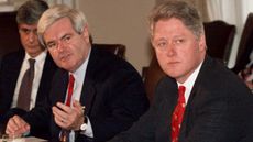 Newt Gingrich and Bill Clinton 
