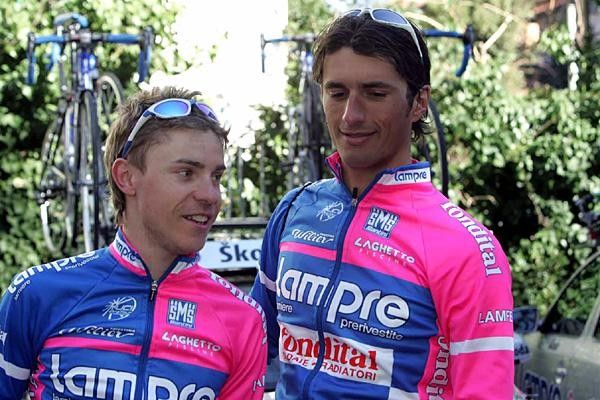 Damiano Cunego with Daniele Bennati