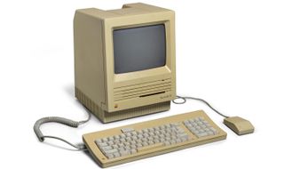 A Macintosh used by Steve Jobs on a table