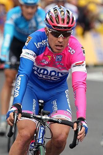 Lampre's Damiano Cunego was glad not to lose any time