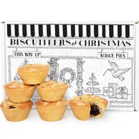 6. Biscuiteers Luxury Frangipane Topped Mince Pies, 400g - View at Biscuiteers