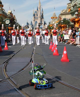 Buzz Lightyear at Disney Parade