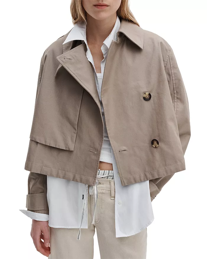 Rag &amp;amp; Bone, Jamie Cropped Trench Coat