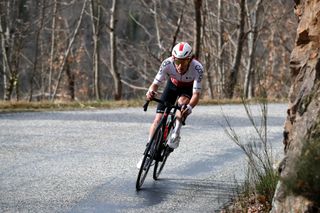SAINTSAUVEURDEMONTAGUT FRANCE MARCH 10 Guillaume Martin of France and Team Cofidis competes during the 80th Paris Nice 2022 Stage 5 a 189km stage from SaintJustSaintRambert to SaintSauveurdeMontagut on ParisNice WorldTour March 10 2022 in SaintSauveurdeMontagut France Photo by Bas CzerwinskiGetty Images