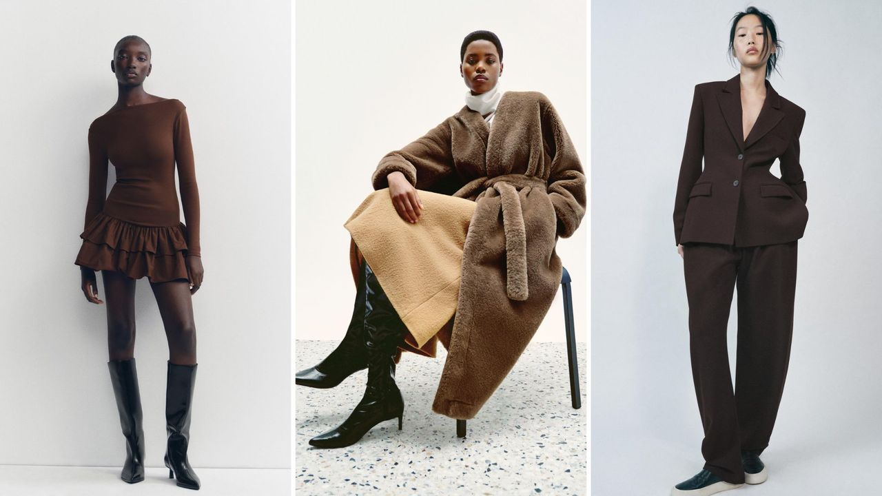 composite of models wearing clothes from Zara 