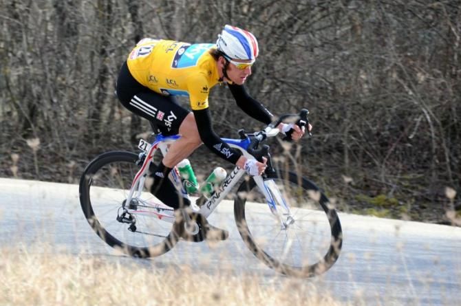 Bradley Wiggins go used to yellow at Paris-Nice in March.