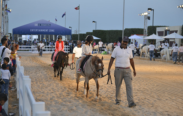 Pony rides to keep little jockeys entertained