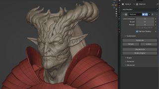 Using Blender and Adobe 3D Substance Painter to render a demonic character, by Elena Leonteva