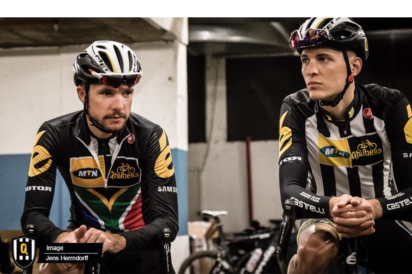 Jacques Janse van Rensburg wears his South African national champions jersey