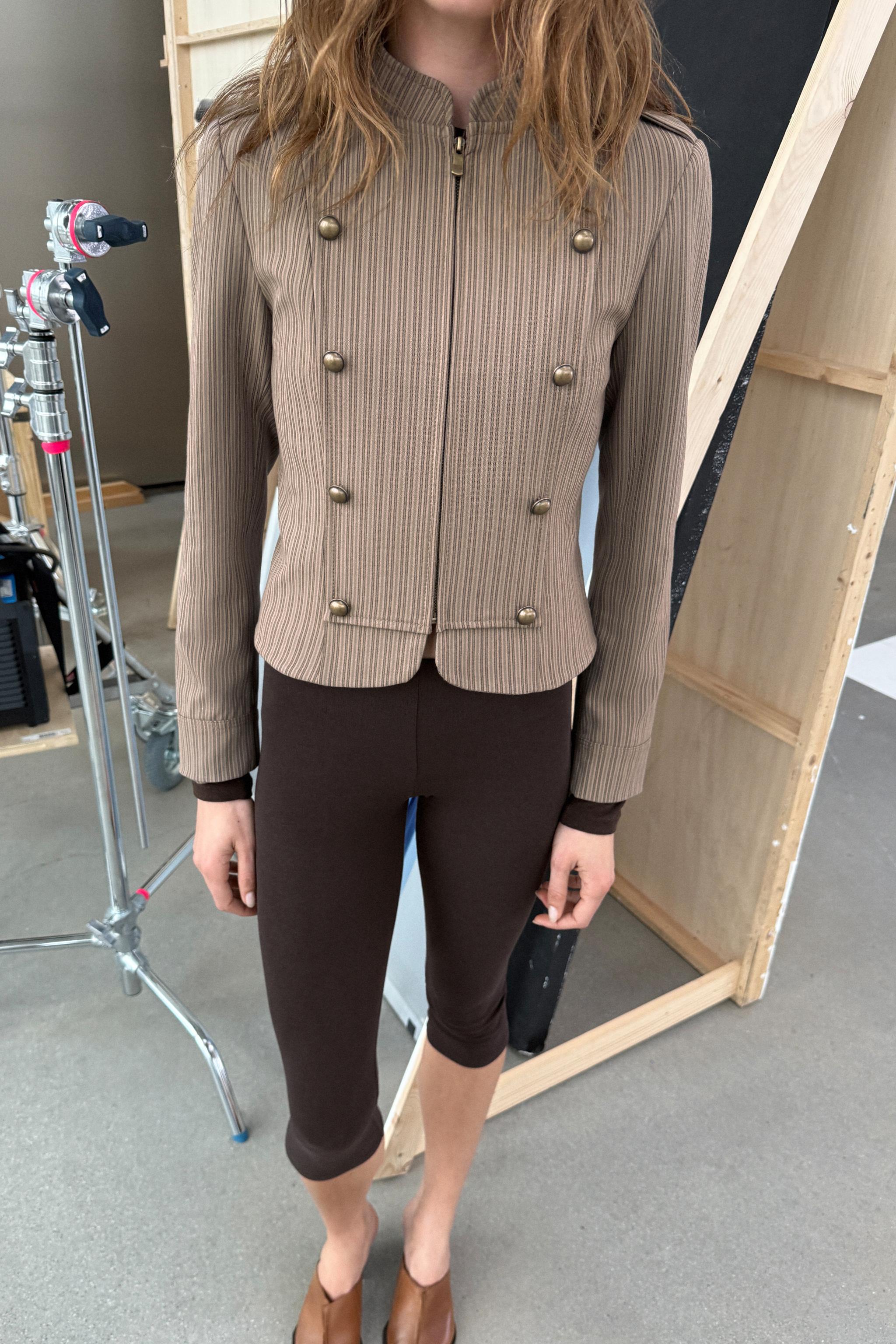 Striped Tailored Blazer