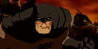 Peter Weller in Batman: The Dark Knight Returns, Part 1
