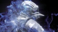 Demon's Souls key art of knight looking to the right