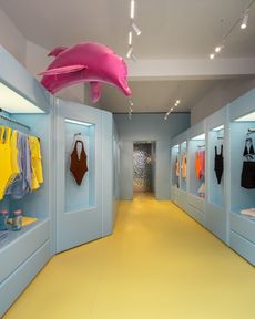 Hunza G London popup designed by Studio Boum