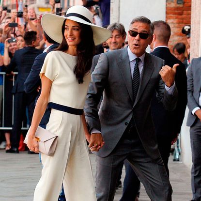Wedding trousers Amal Clooney 