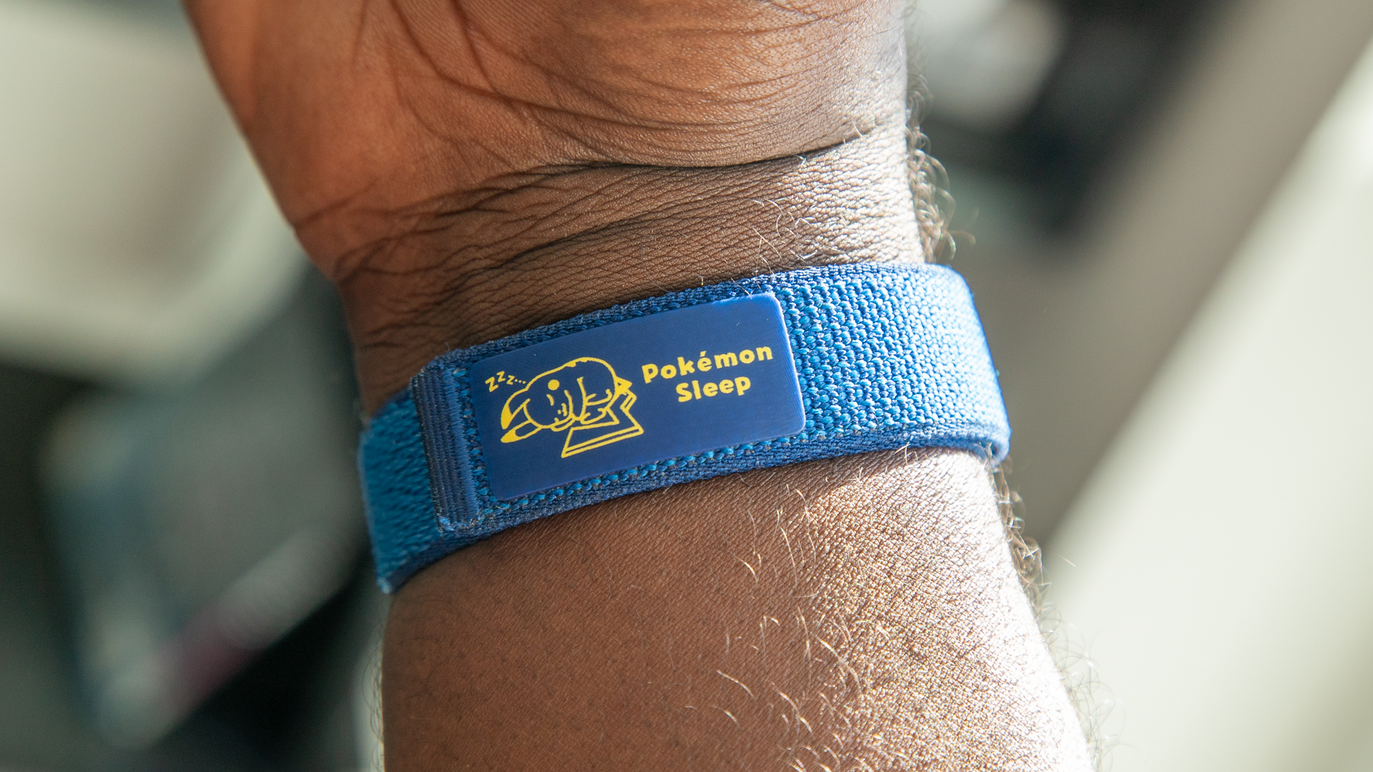 Wearing the Fitbit Air Pok&amp;eacute;mon Sleep edition