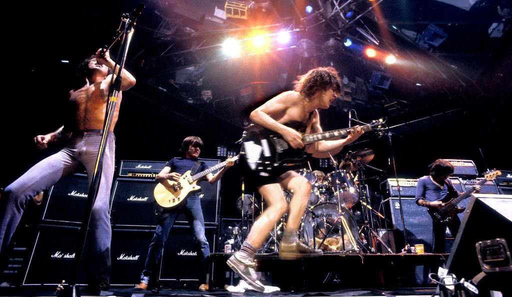 AC/DC's Angus and Malcolm Young: 
