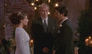 Ross and Emily's London wedding in Friends