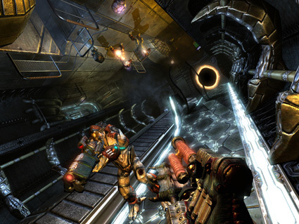 Wall walking and gravity flipping are big features of Prey.