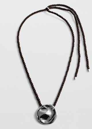 MANGO Metal Pendant Necklace