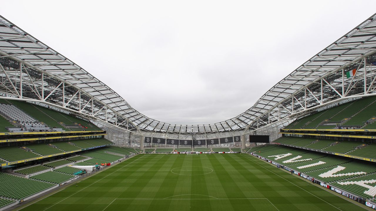 General view of the Aviva Stadium in Dublin