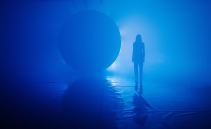 Maotik instillation for La Prairie, Sense of Blue, at Art Basel 2021.