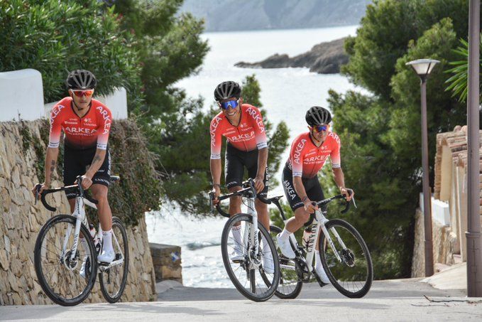 Nairo Quintana in the 2020 Arkea Samsic colours
