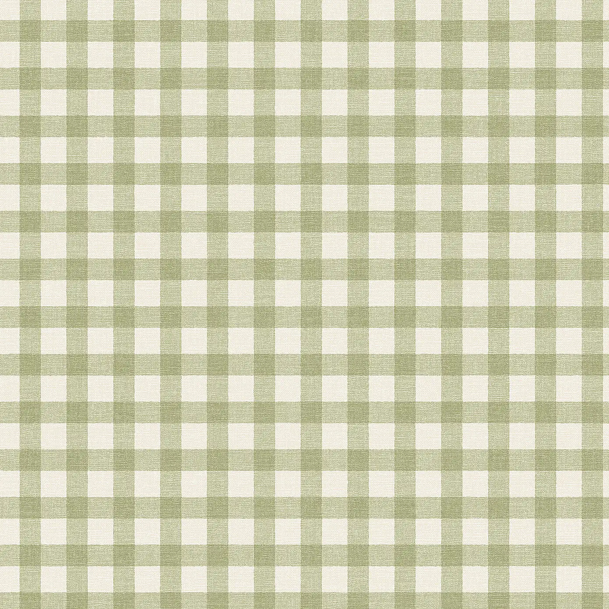 Dunelm, Woven Gingham Wallpaper