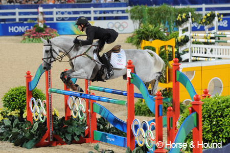 Caroline Powell and Lenamore at 2008 Beijing Olympics