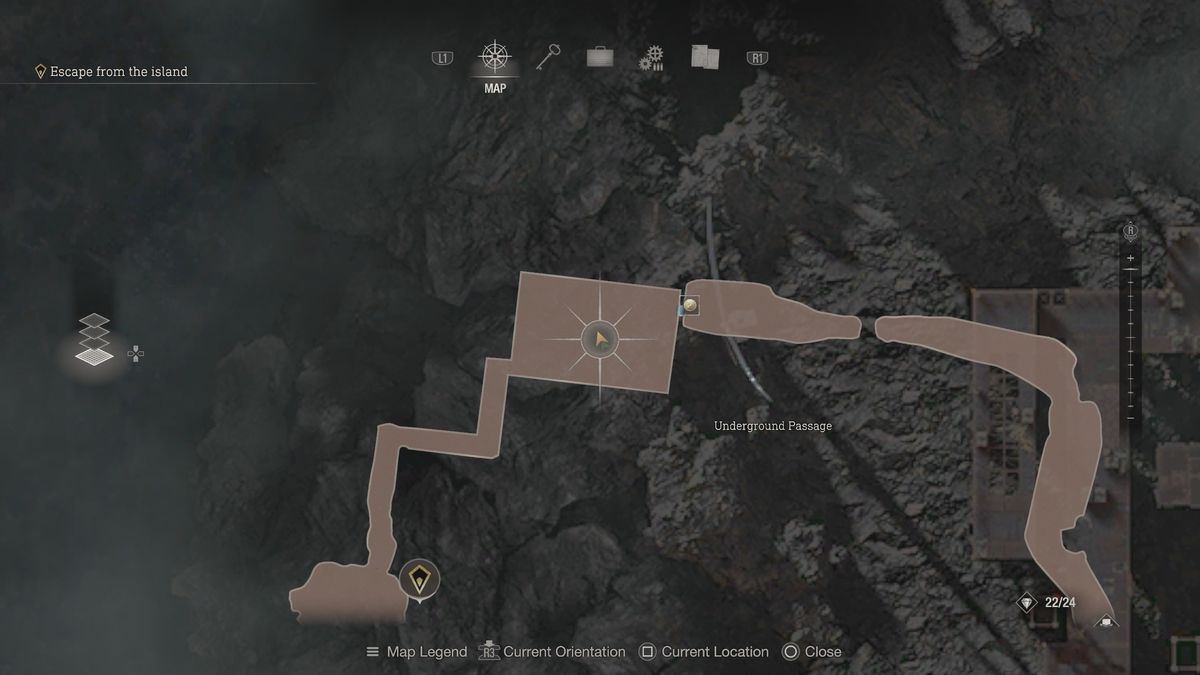Resident Evil 4 Remake Clockwork Castellan in the escape sequence