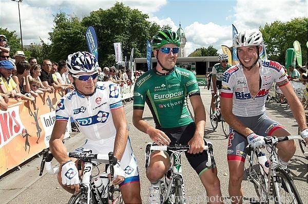 Pierrick Fedrigo and Sebastian Turgot at the startline.