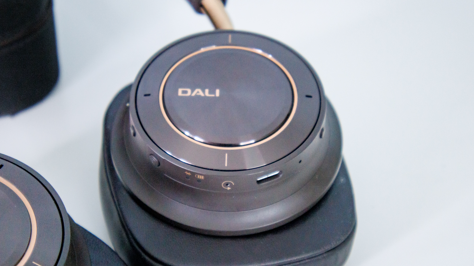 The Dali IO-12 on a table at Tom's Guide.