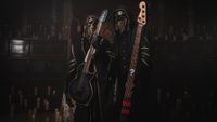 Jackson Pro Plus Series Signature Sleep Token IV Monarkh SC and Charvel Sleep Token III Signature Pro-Mod San Dimas&reg; Bass V