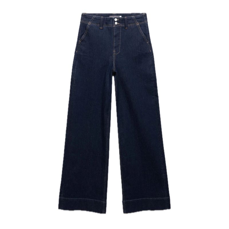 Mint Velvet , Dark Indigo Tailored Wide Jeans